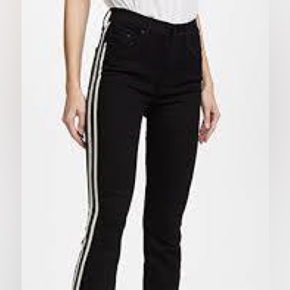 MOTHER The Insider Crop Step Fray in the "Guilty Racer" Size 25 - Picture 2 of 8